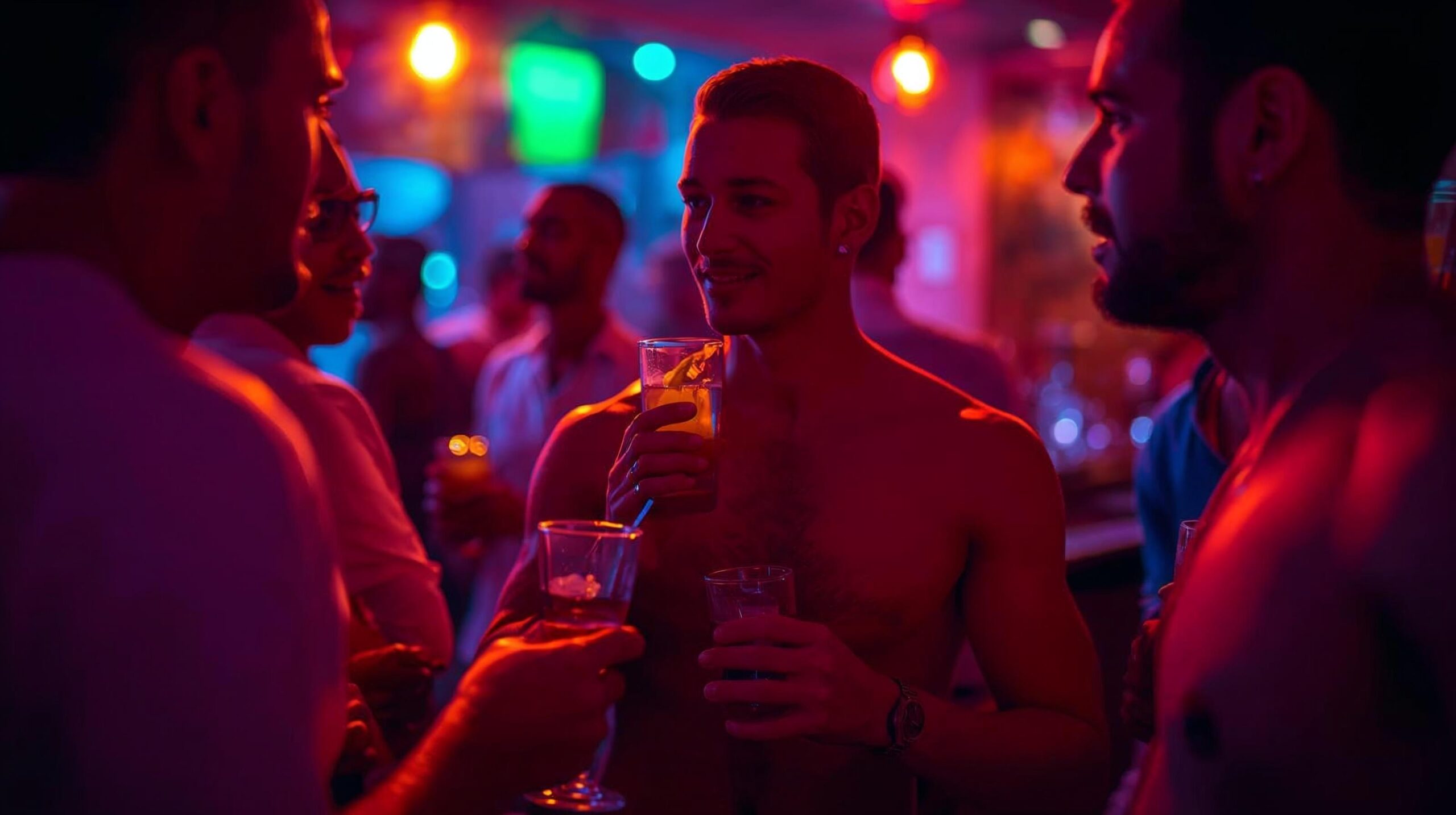 men at gay club in Panama
