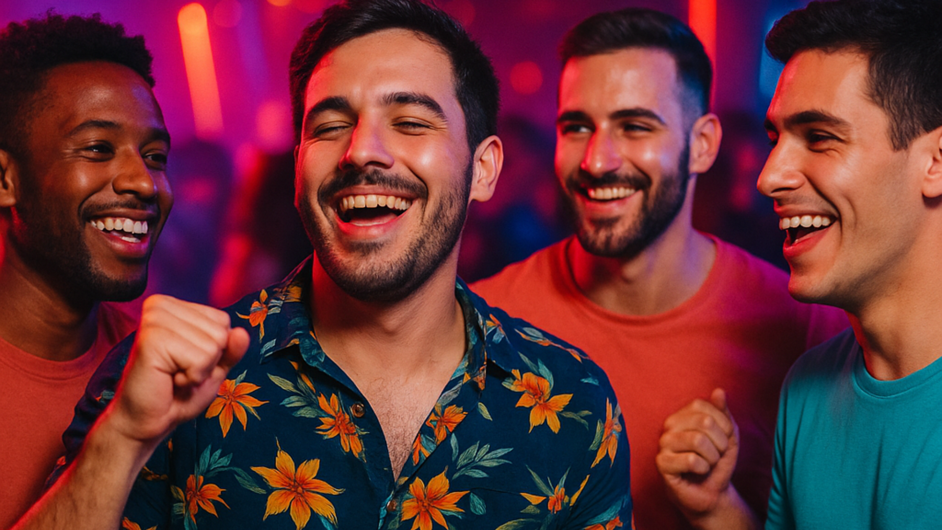Gay Men having fun in club in Panama